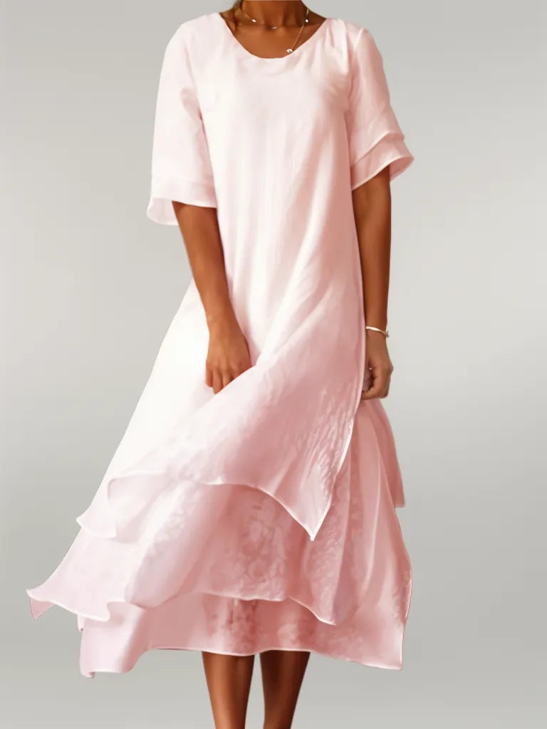 Eloise | Elegant Cotton Long Dress